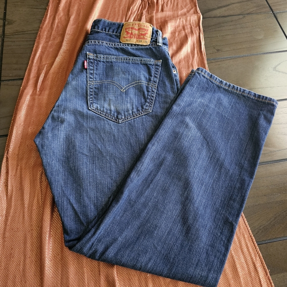Levi's 505 Classic Indigo Straight Jeans S W34 L30 - Picture 4 of 5